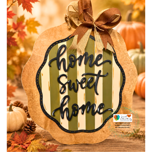 Home Sweet Home 2-D Wood Door Hanger