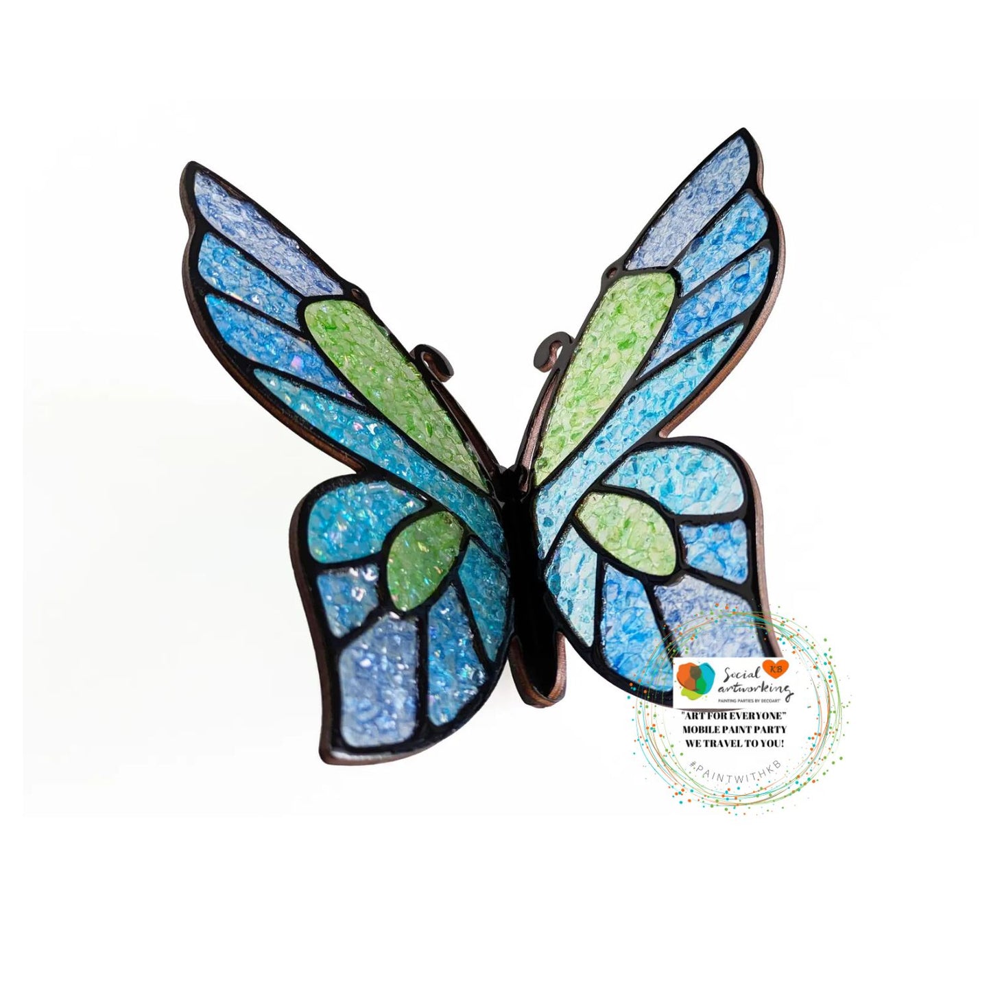 3-D Hanging Butterfly Suncatcher