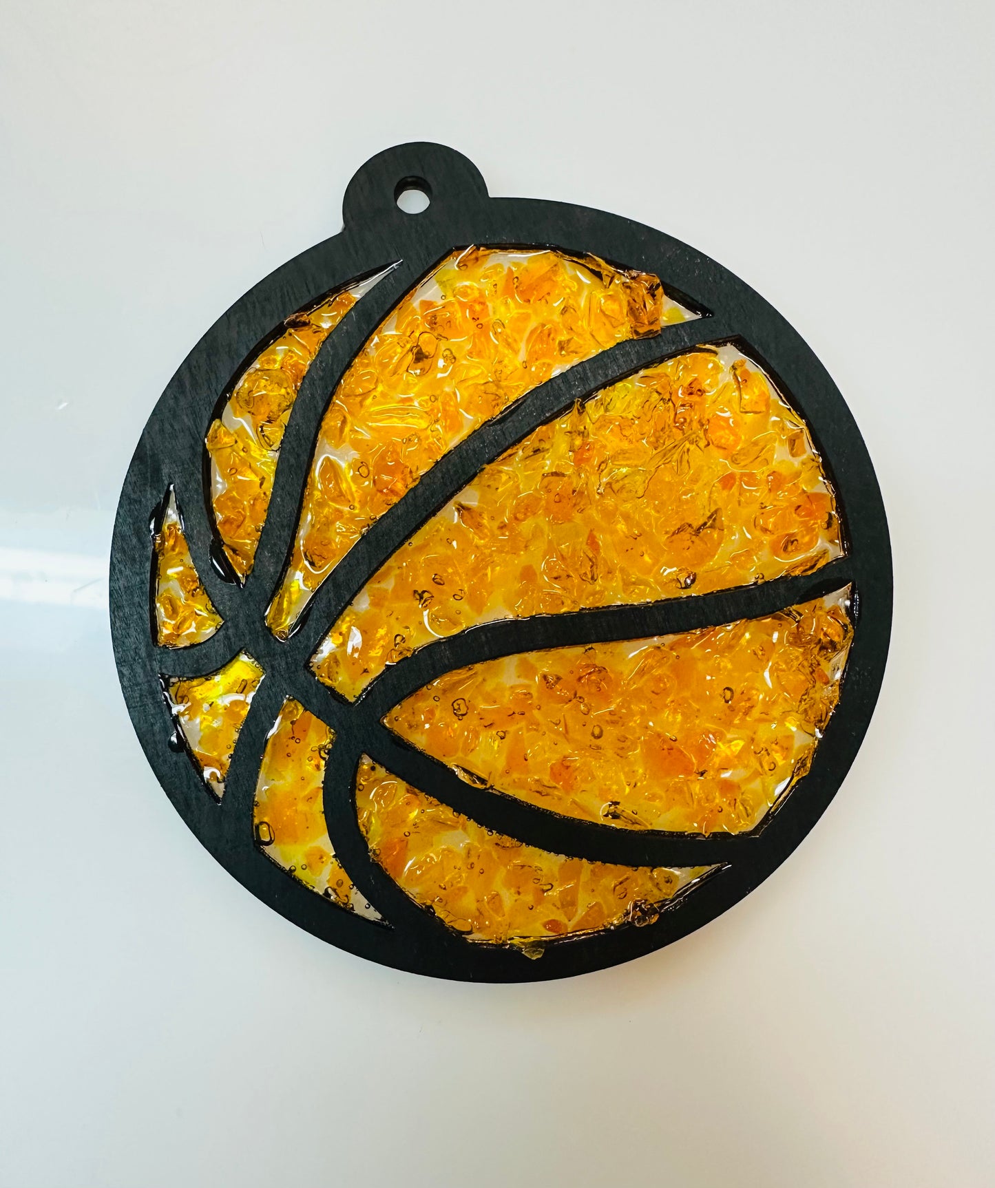 Faux Stain Glass Basketball