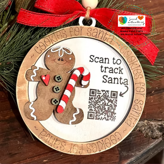 Gingerbread Santa tracker