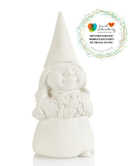 Gnome Women with Flowers