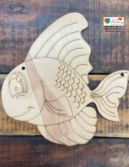 Goldfish 1-D Door Hanger