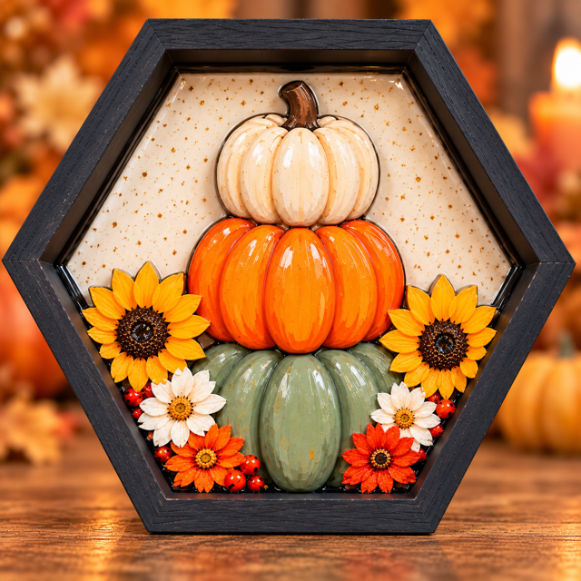 Avenir West Clubhouse Fall & Holiday Resin Shadow Box  Wed Oct 28th @6:30 PM Fall & Holiday Resin Shadow Box