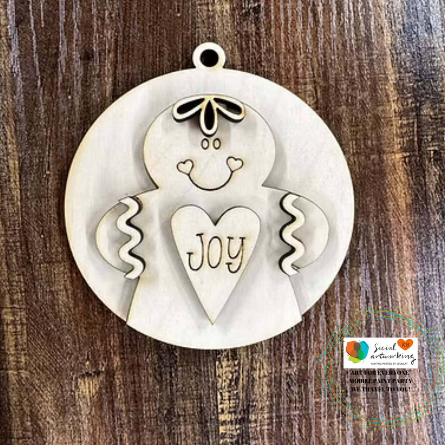 Gingerbread Joy Ornament