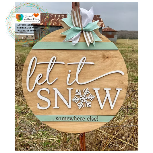 Let it snow... somewhere else!