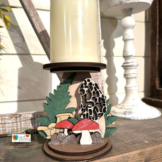 Mushroom Candle Holder
