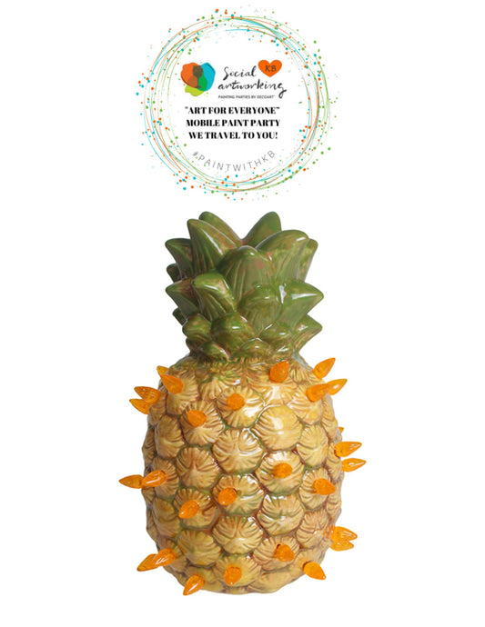 Lighted Pineapple Lamp