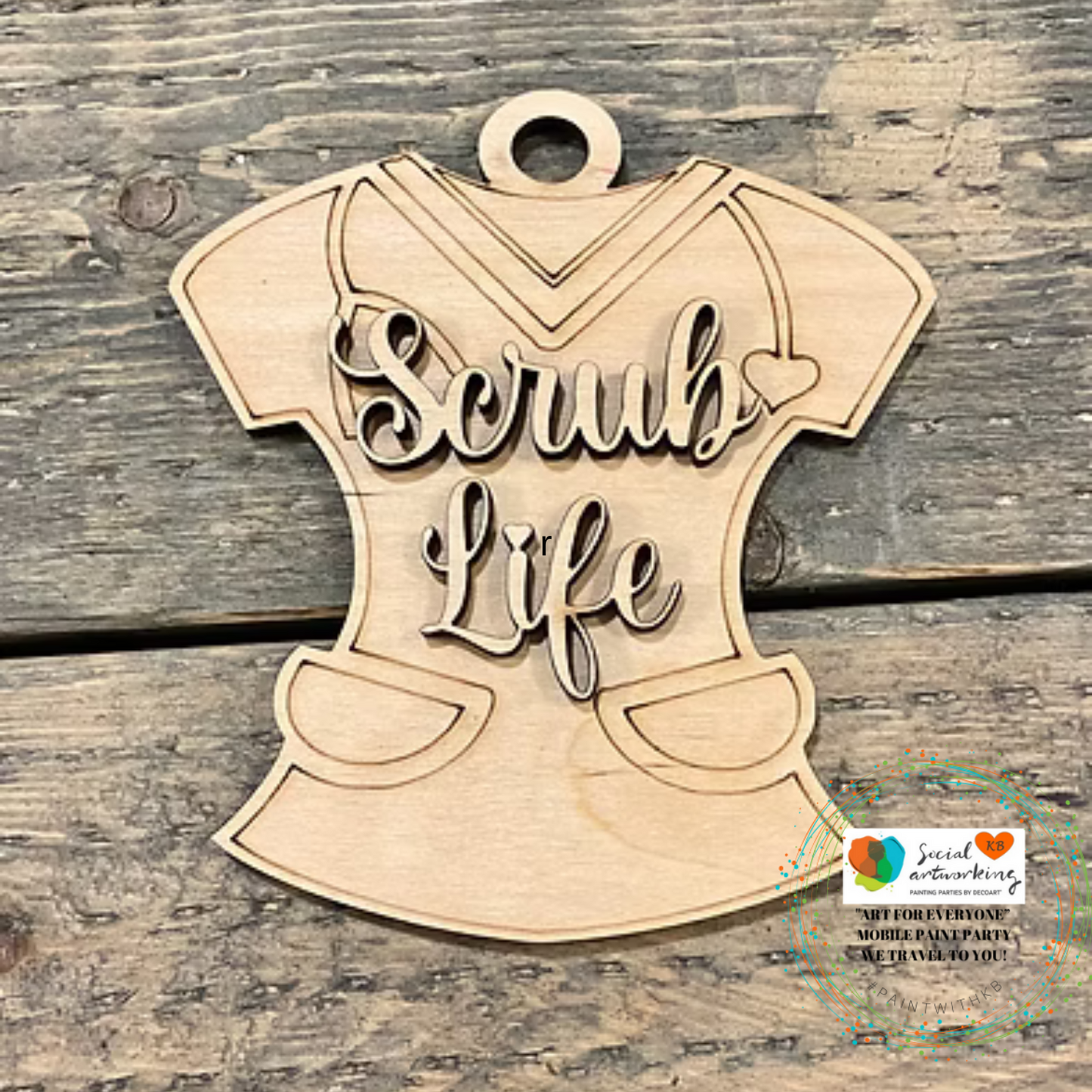 Scrub Life Ornament