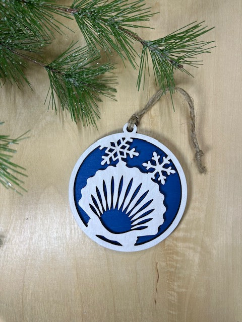 Sea Creature Set of 6 3D Layered Ornaments
