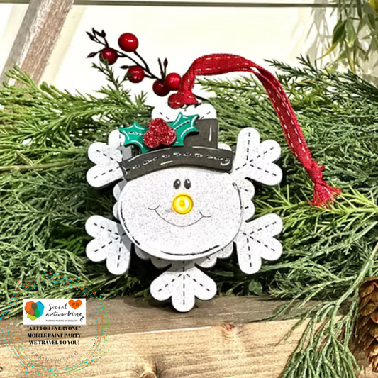 Snowman Tealight Ornament