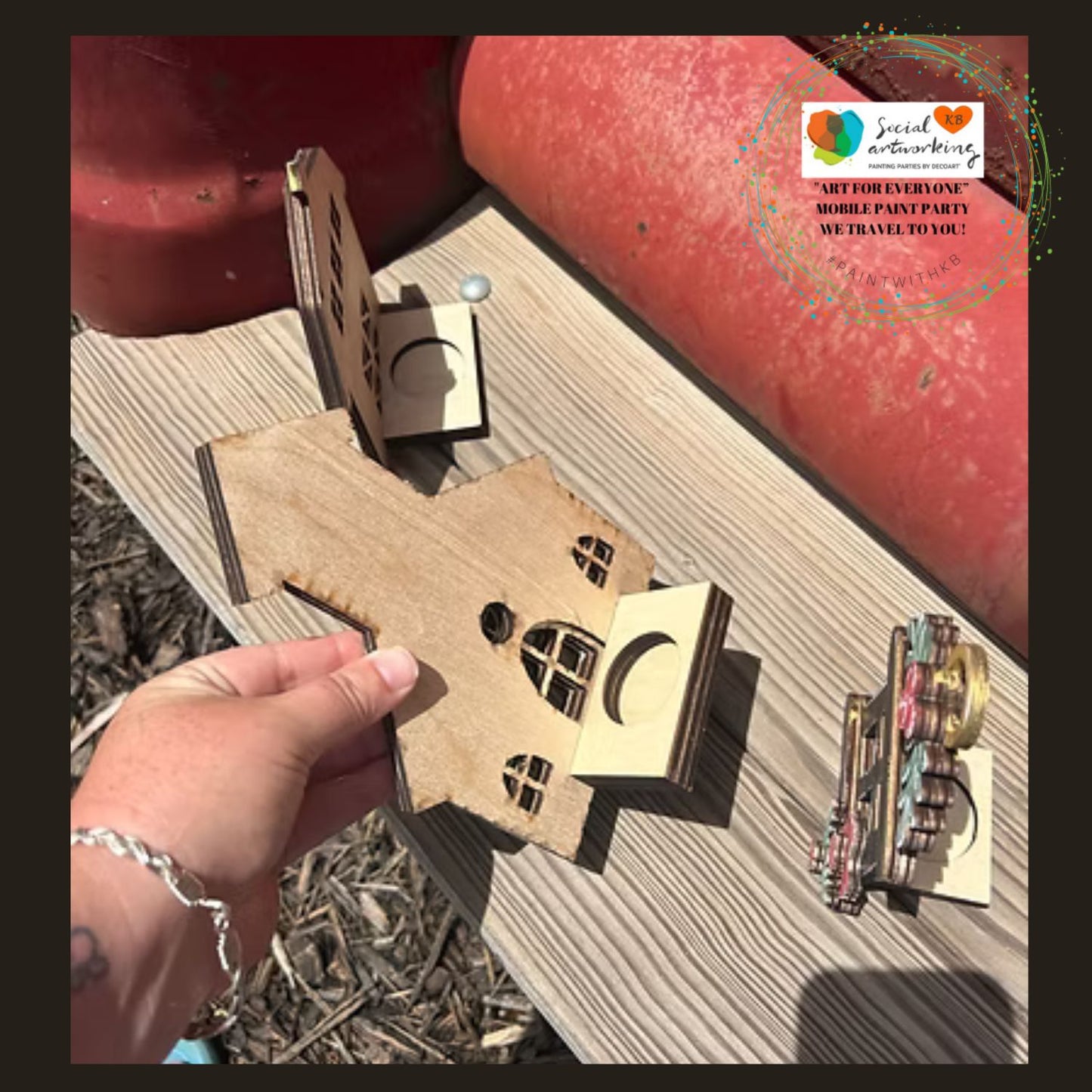 Barn Tea Light Holder